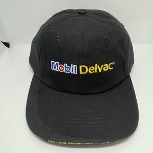Mobil Delvac Diesel Engine Oil Black Baseball Cap Trucker Hat Adjustable Fit‎